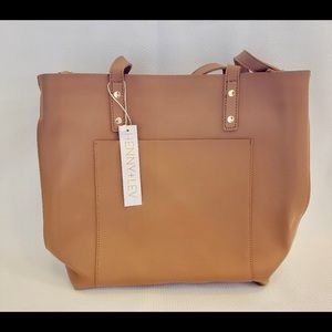 Henny & Lev Vegan leather tote bag